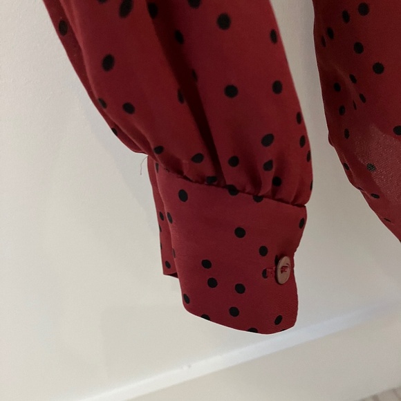 L’Agence Polka Dot Silk Blouse - Picture 15 of 16